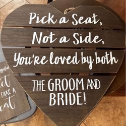 Wedding Ceremony Sign