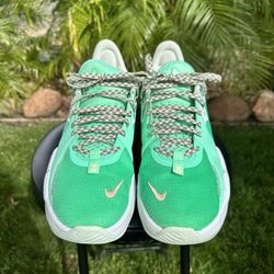 Nike Paul George 5  Green Glow / Glacier Blue / Barely Green