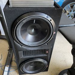 2 Rockford Fosgate P3D2 12’ Subwoofers And Hifonics Zeus Amp