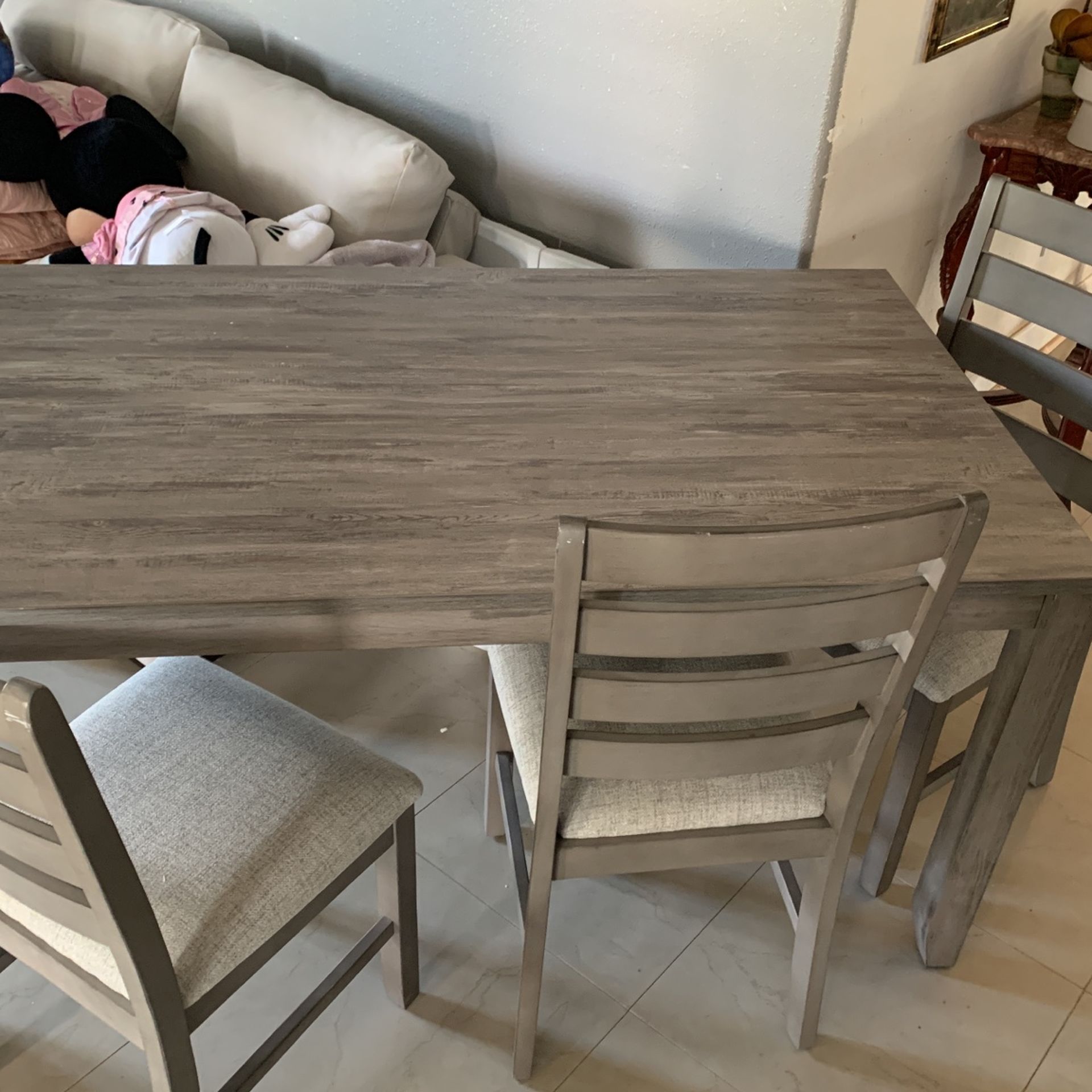 Kitchen Table With Bench