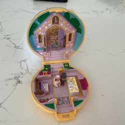 VTG Polly Pocket NANCYS WEDDING DAY/BRIDESMAID Compact Playset-