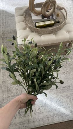 Faux Olive Tree Stems