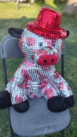 Disco ball cow