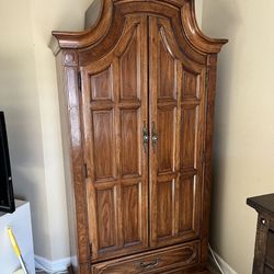 Antique Solid Wood Armoire