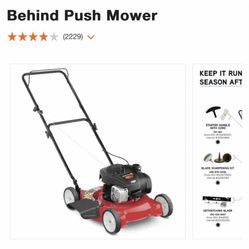 Lawn Mover Gas  20 In 125cc
