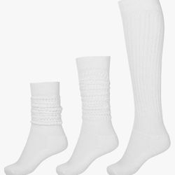 BomKinta Slouch Socks Women Thigh High Boot Socks Soft Scrunch Socks Size 5-11