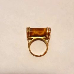 1930s Tiger Eye Gold Ring

14k