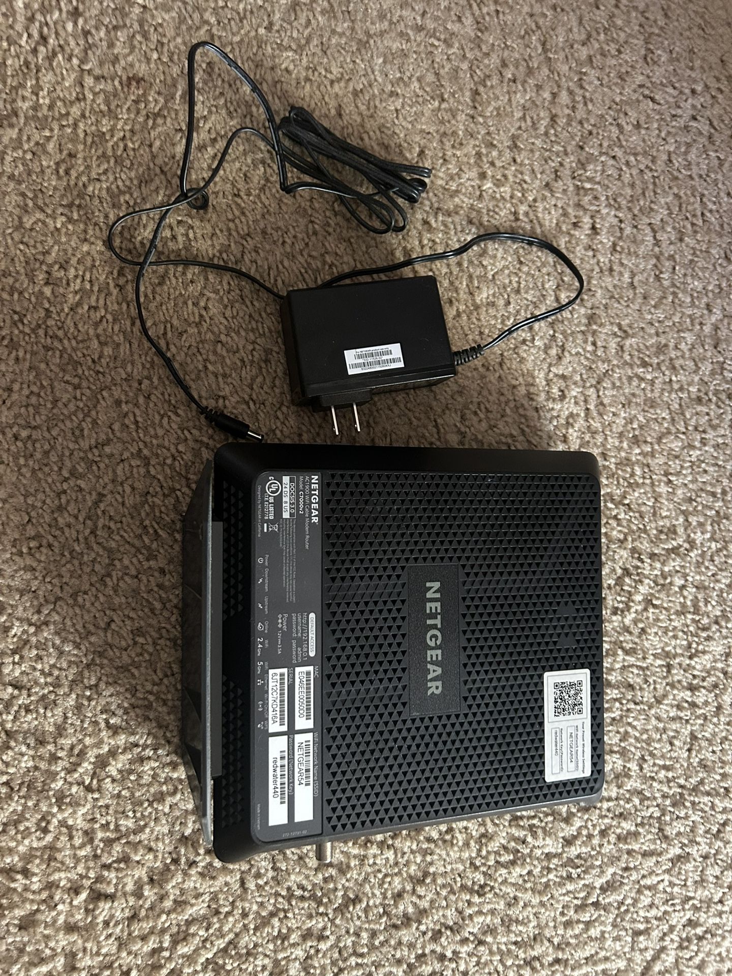 NETGEAR Nighthawk (Modem/Router Combo)