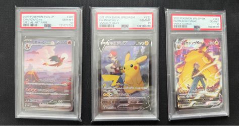 Japanese Pokemon PSA 10 Slabs