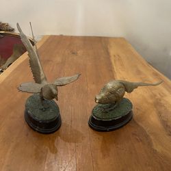 Pair of Bird statues