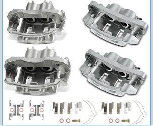 A-Premium Front and Rear Disc Brake Caliper with Bracket Ford excursion