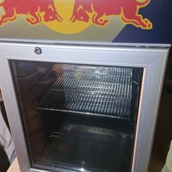 Working refrigerator red bull 