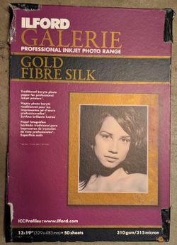 Ilford Gold Fiber Silk 13 x 19