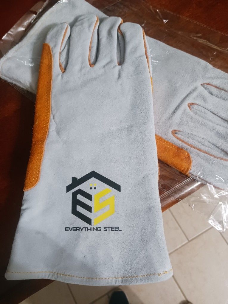 Premium Leather Double Threaded Gloves