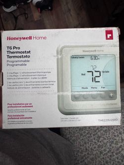 Honeywell T6 Pro Programmable Thermostat, TH6220U2000