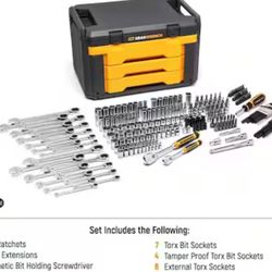 New Gear-Wrench 232pc Socket And Ratchet Wrench Kit
