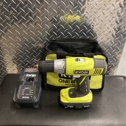 Ryobi 18v 1/2” Cordless Drill Battery & Charger P271