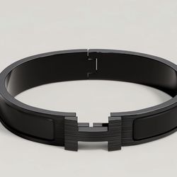 Hermes Clic HH So Black bracelet 12mm 925 Sterling