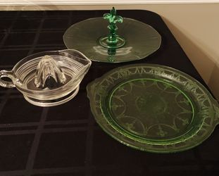 Vintage glassware - miscellaneous pieces $10 each or $25 for all 3