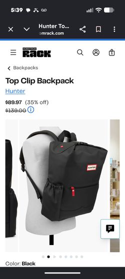 Hunter Top Clip Backpack in...