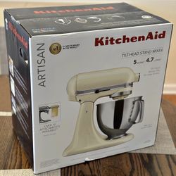 Kitchenaid 5QT Almond Cream