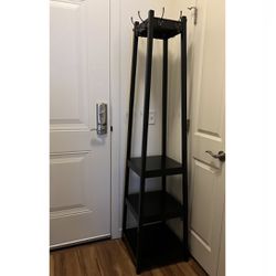 Coat Rack With Shelves 