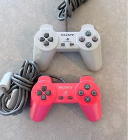 Authentic PlayStation One (PSOne) Wired Controllers
