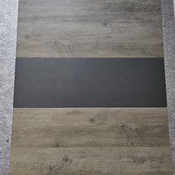 Ikea table, Grey wood and metal, 2ft 5in Height,  2ft 7 in Width,  4ft 2in  Length