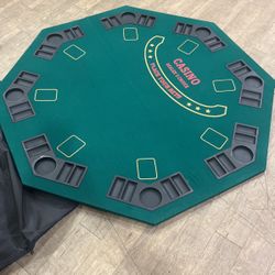 Deluxe Poker And Blackjack Top With Case