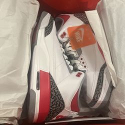 Air Jordan 3 Fire Red Size 11 In Men’s
