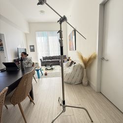 C Stand with Boom Arm, Photography Light Stand Kit