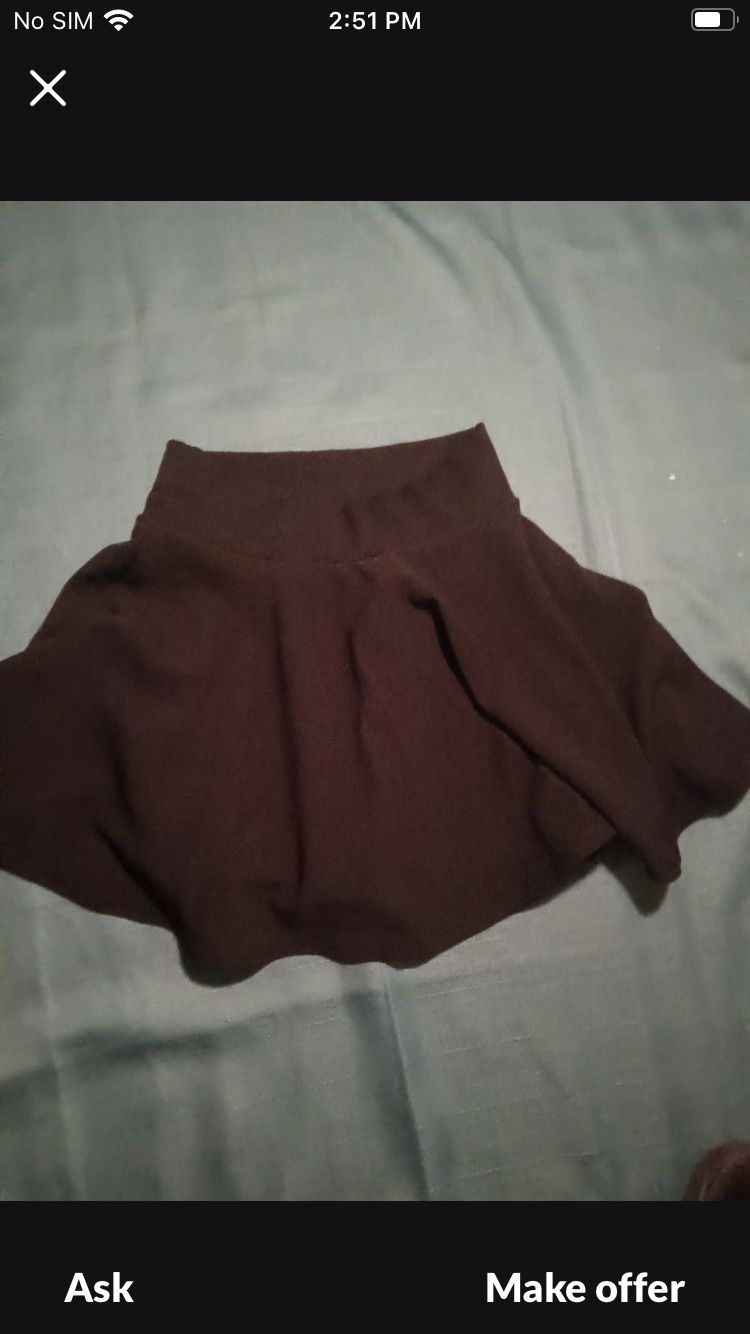 Mini Skirt With Shorts