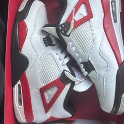 Jordan 4 Red Cement Retro 