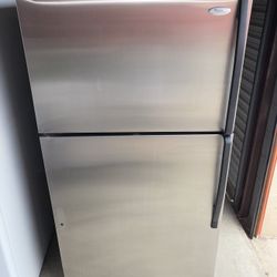 Whirlpool Stainless Steel Refrigerator And Freezer
