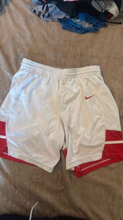 Nike Basketball Shorts White Red size L