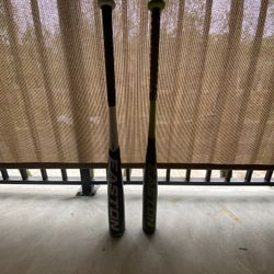 2 EASTON BATS