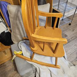 Wooden KID rocking Chair