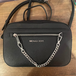 Michael Kors Black Crossbody Purse – Excellent Condition