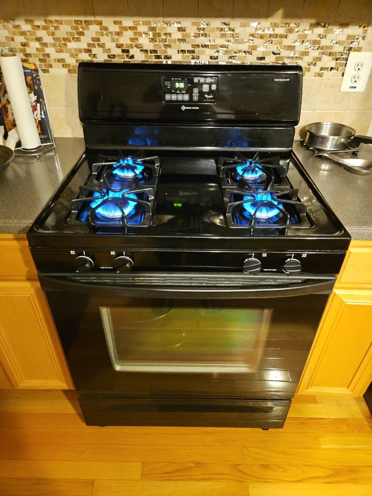 Gas Stove Black