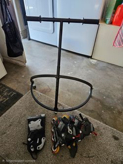 Kids rollerblades and learning gear. $25