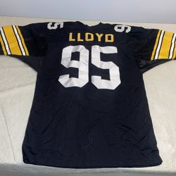 Authentic Greg Lloyd Pittsburgh Steelers Russell  Jersey Men 44 Clean Sewn Black