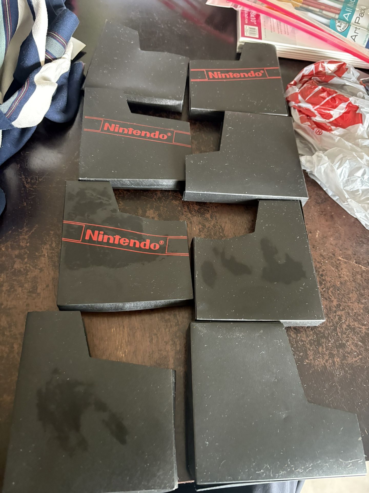Nintendo Nes Game Sleeves . 8 Sleeves $20