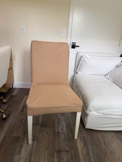 IKEA Henriksdal Dining Chairs — Pink/ Mauve Slipcovers (Set of 4) with additional covers 20$ for all