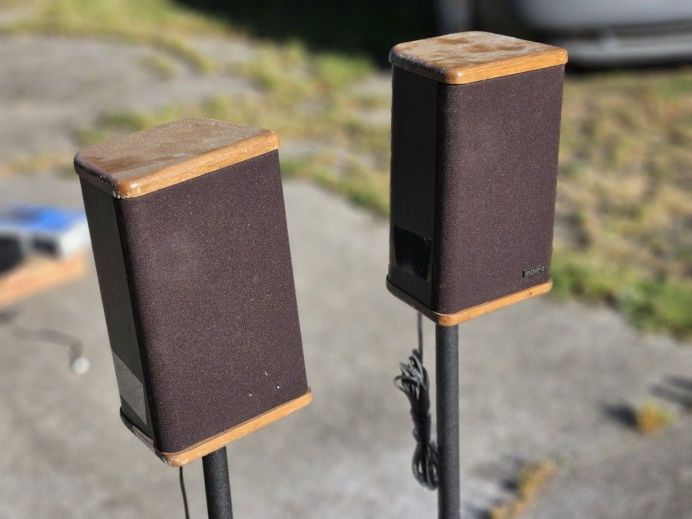 Mini Advent Speakers With Stands (Bookshelf Or Rear)