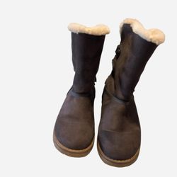 Tom Tailor Brown Boot With Faux Fur Lining European Size 36 Us Size 5.5-6