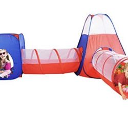 4 Piece Play Tent, Tunnels and Carry Case - Pick Up Only, OBO