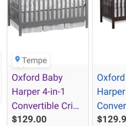 Oxford, Harper 4 n 1 Convertible Crib