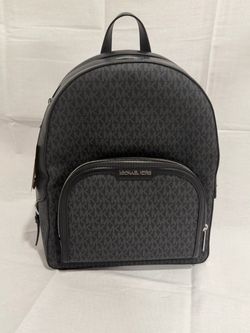Michael Kors Black Monogram Backpack