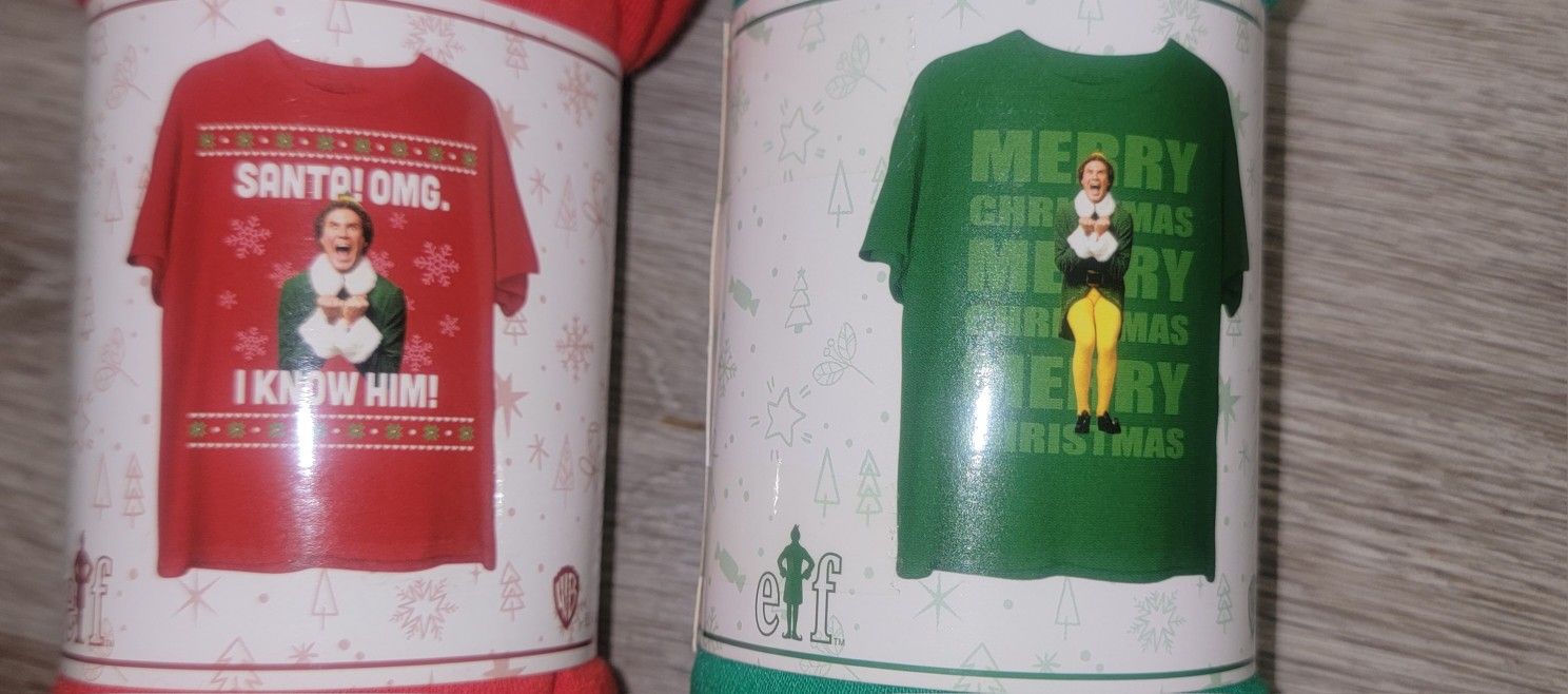 2 New Christmas Shirts, One Size Fits Most