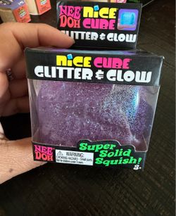 Needoh Nice Cube Glitter & Glow